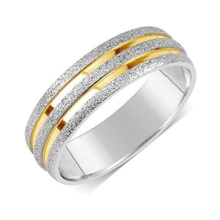 L'AMOUR snubní prsten z oceli velikost obvod 58 mm