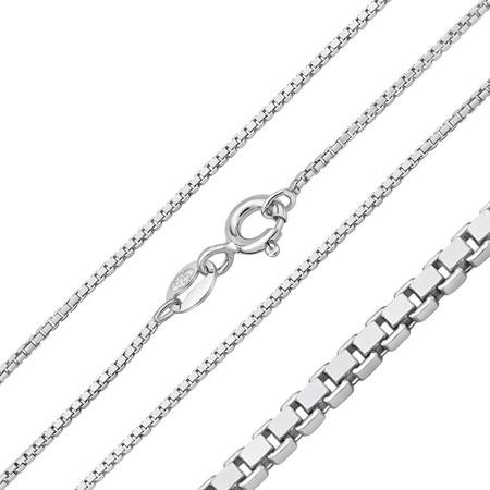 Silvego Stříbrný jemný řetízek Box 1mm varianta 40 cm - TTT19VEFD-40 cm