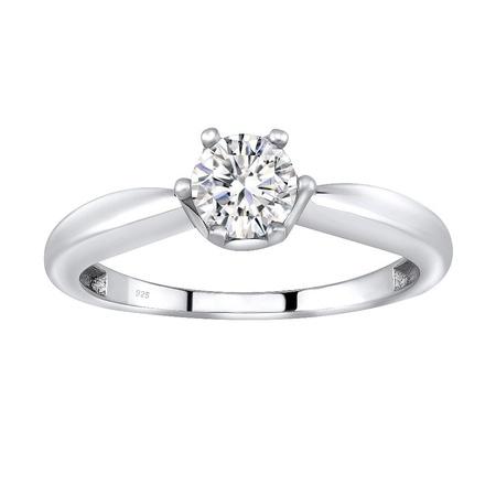 Silvego Stříbrný prsten se Swarovski(R) Zirconia velikost obvod 55 mm - SILVEGOB25003-obvod 55 mm