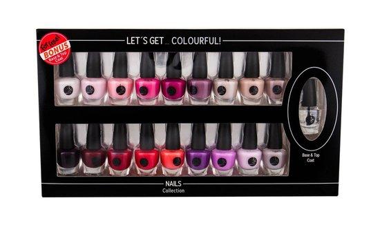 2K Let´s Get Colourful! lak na nehty 19 x 3,5 ml dárková sada