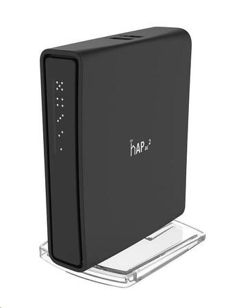 MikroTik hAP ac2 (RBD52G-5HacD2HnD-TC), 720MHz CPU, 128MB RAM, 5x LAN, 2.4+5GHz,Wi-Fi 802.11b/g/n/ac, vč. L4 - RBD52G-5HacD2HnD-TC
