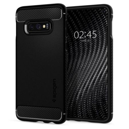 Kryt Spigen Rugged Armor pro Samsung Galaxy S10e černý - 609CS25837