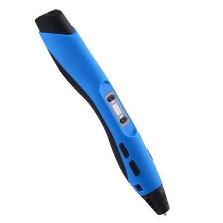 GEMBIRD 3D tiskové pero 3DP-PEND-02 3D printing pen for ABS/PLA filament, LED display, blue color - 3DP-PEND-02