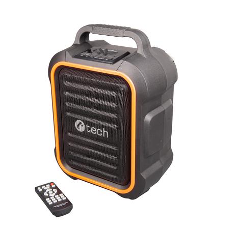 C-TECH repro Impressio Garde, all-in-one, 15W , přenosný aktivní, baterie , 2x mic, USB, SD, BT, FM. MP3, DO - IMP-GARDE