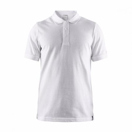 Triko CRAFT Casual Polo Pique XL bílá