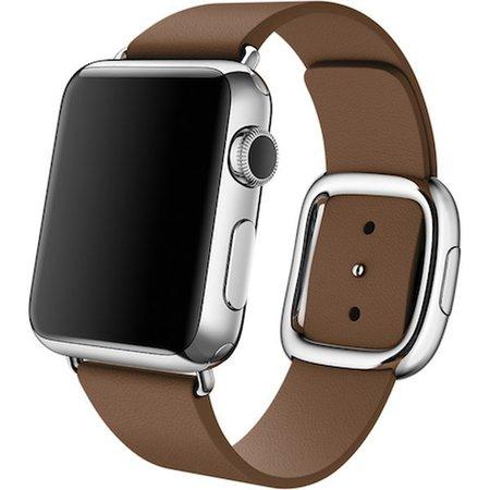 Apple Watch řemínek s moderní přezkou 38mm S hnědý