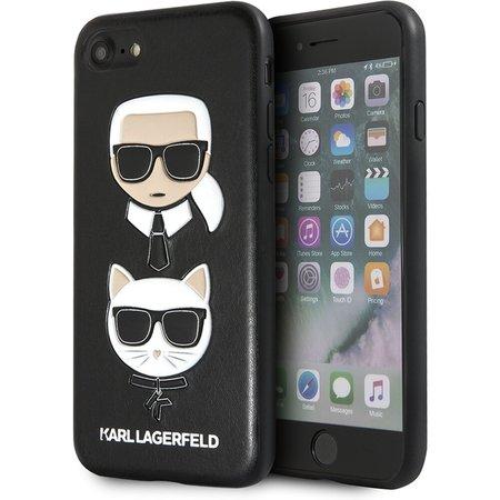 KLHCI8KICKC Karl Lagerfeld and Choupette Kryt pro iPhone 8/SE2020 Black - ACPLKLTCAP076