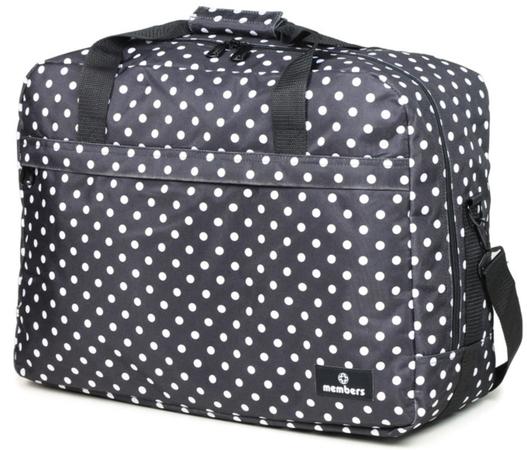 Member's Cestovní taška 40L SB-0036 černá/bílá