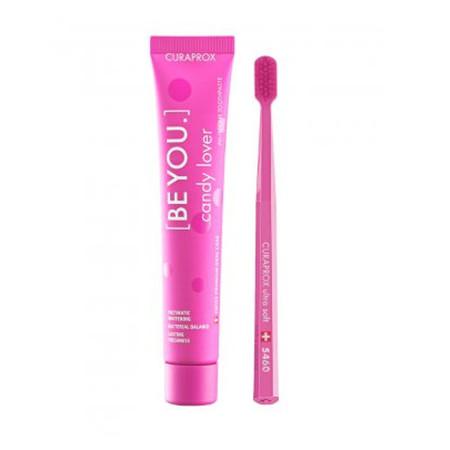 Růžový set péče o zuby Be You Candy Lover