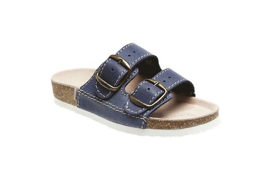 SANTÉ Dětské zdravotní pantofle D/202/86/BP modrá 34 - z44022-34