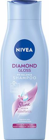 Nivea Šampon pro oslňující lesk vlasů Diamond Gloss 400 ml - kNI81406