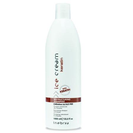 Inebrya Restrukturační šampon s keratinem Ice Cream Keratin (Restructuring Shampoo) 1000 ml, 1000ml - kINE024