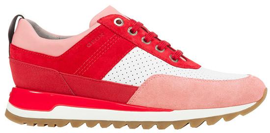 Geox Dámské tenisky Tabelya B Red/White D84AQB-02285-C0003 40