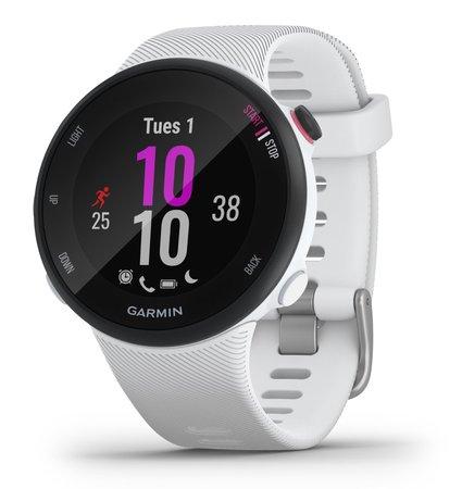 GARMIN GPS sportovní hodinky Forerunner 45S Optic bílá