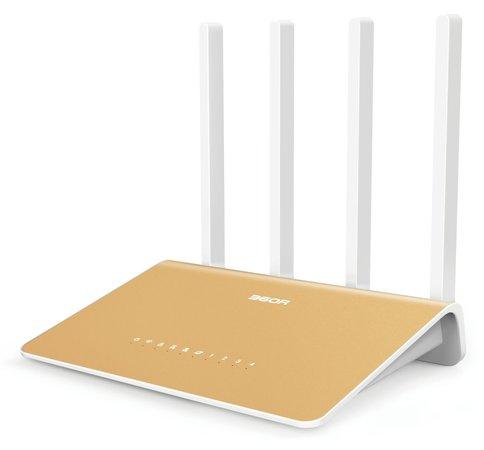 NETIS 360R wifi AC 1200Mbps MU-MIMO AP/router, 4xLAN, 1xWAN ,USB,4x fixní antena 5dB, full Gigabit porty - 360R