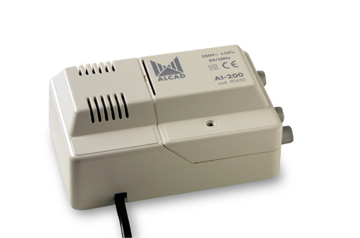anténní zesilovač ALCAD AI-200 1x vstup - 2x výstup linkový