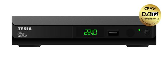 TESLA Duplex T2 - Dual, DVB-T2 přijímač, H.265 (HEVC)