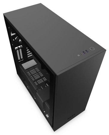 NZXT skříň H710i / ATX / průhledná bočnice / USB 3.0 / USB-C 3.1 / RGB LED / Smart case s intel. funkcemi / černá - CA-H710I-B1