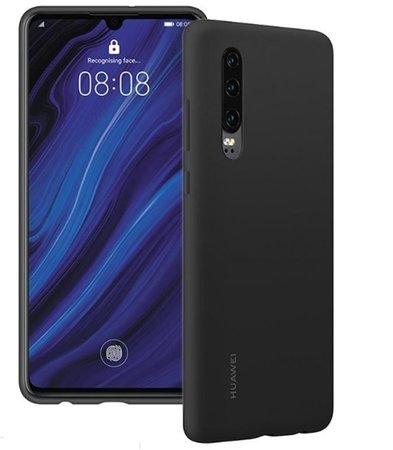 Huawei Original Silicone Car Pouzdro Black pro Huawei P30 (EU Blister) - 51992844