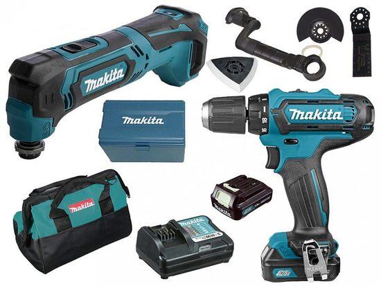 MAKITA CLX206X2 Set nářadí 10,8V DF331DZ+TM30DZ+2xaku 1,5Ah+taška - 7911281