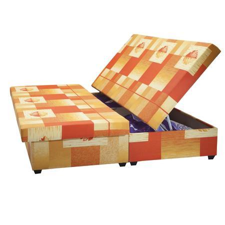 IDEA nábytek Dvoulůžko SÁRA s úložným prostorem