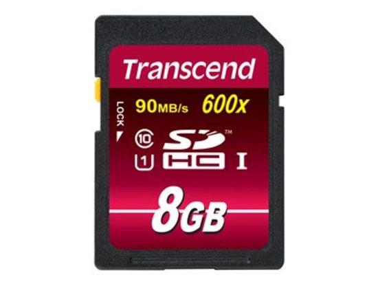 Transcend 8GB SDHC (Class 10) UHS-I 600x (Ultimate) MLC paměťová karta