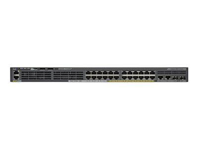 Cisco Catalyst 2960X-24PSQ-L - Přepínač - řízený - 24 x 10/100/1000 (8 PoE+) + 2 x gigabitů SFP + 2 x 10/100/1000 - desktop, Lze montovat do rozvaděče - PoE+ (110 W) - WS-C2960X-24PSQ-L