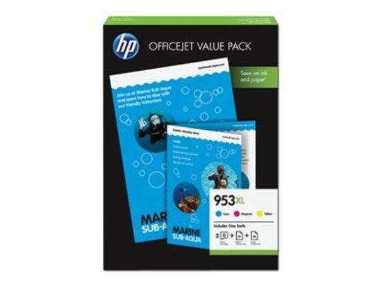 HP 953XL CMY pack, 1CC21AE - 1CC21AE