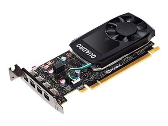 NVIDIA Quadro P620 2GB GDDR5, 4x miniDisplayPort 1.4, 2x adapter mDP->DP, PCIe 16x, low profile, 3ME25AA