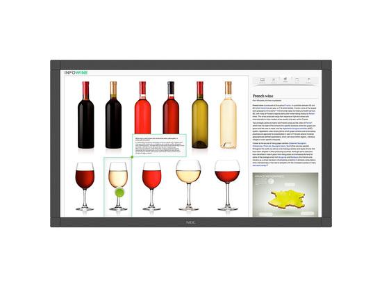 NEC 40" MultiSync V404-T - S-PVA /1920 x 1080/4000:1/8ms/350 cd/m2/VGA/DVI/2xDP/2xHDMI/24/7/Touch , 60004354