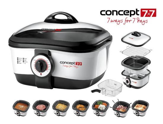 Concept CK7070  7x7 Multifunkční hrnec 7 WAYS FOR DAYS