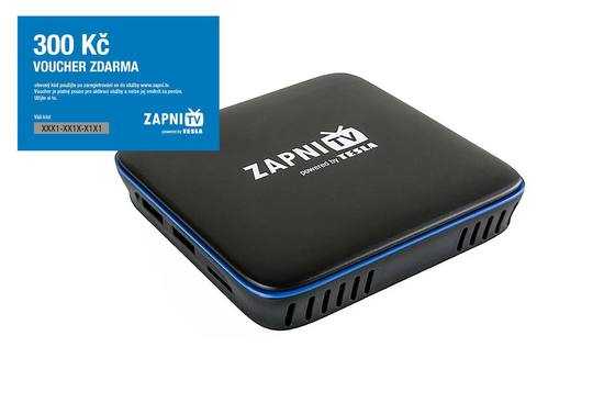 TESLA Box ZAPNI TV