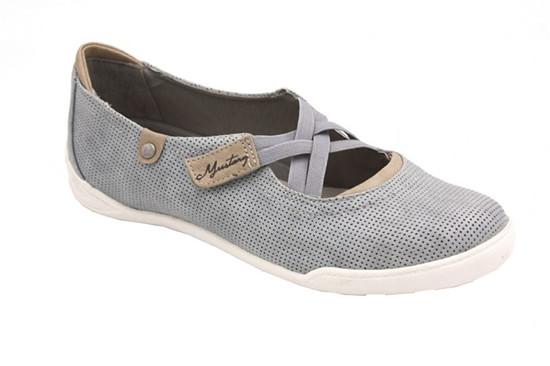 Mustang Dámské baleríny 1314201-875 Sky - Velikost 39