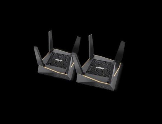 ASUS ROG Rapture Tri-band Gigabit router - RT-AX92U - 2 pack, 90IG04P0-MO3020