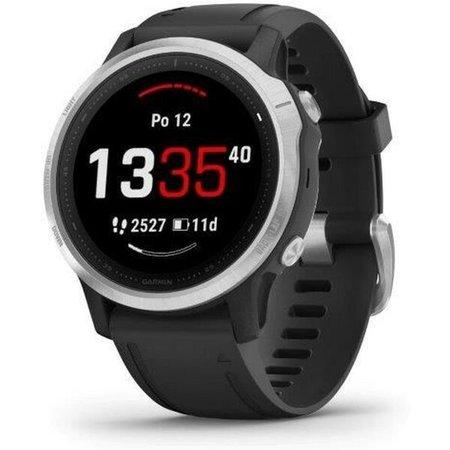 GARMIN GPS chytré hodinky fenix6S Glass Silver/Black Band