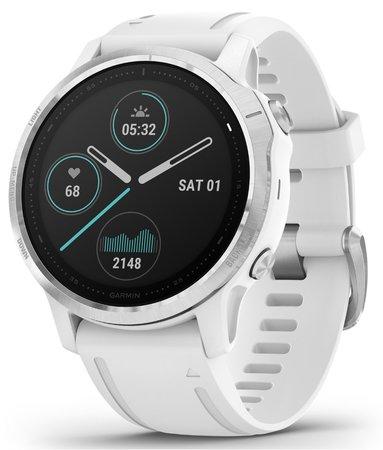 GARMIN Fenix 6S Silver White band