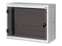 Triton 19" rozvaděč dvoudílný 4U/295mm, celoskleněné dveře, RBA-04-AD2-CAX-A1