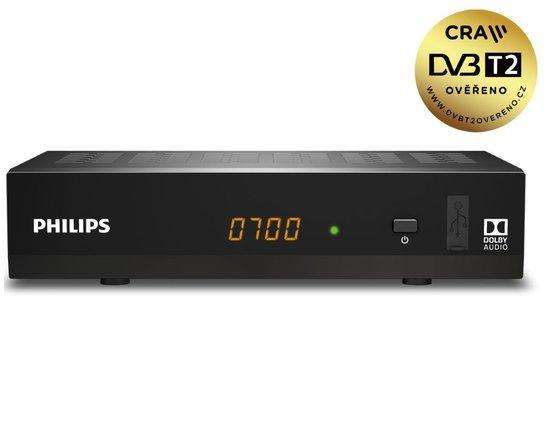 PHILIPS DTR3502BFTA DVB-T2 HEVC PŘIJÍMAČ
