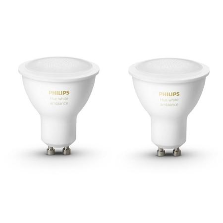 Žárovka LED Philips Hue Bluetooth 5W, GU10, White Ambiance (2ks)