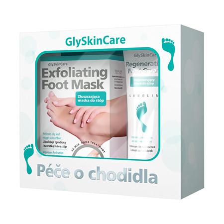 Biotter Pharma Sada péče o chodidla exfoliační maska na chodidla 1 pár + regenerační krém na chodidla 75 ml