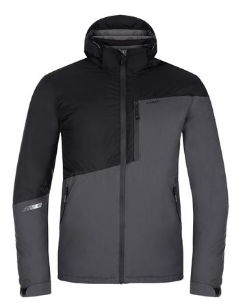 Loap FOSBY pánská lyžařská bunda šedá | černá, XL
