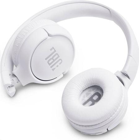 Sluchátka JBL Tune 500BT bílé - JBL T500BTWHT