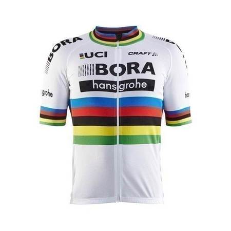 Cyklodres CRAFT BORA - Hansgrohe Replica - bílá S