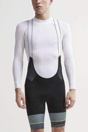Cyklokalhoty CRAFT Route  Bib XL černá se zelennou - 1906091-999615