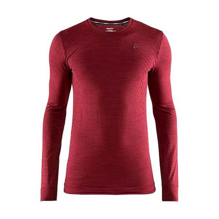 CRAFT Fuseknit Comfort LS M M / Tmavě červená - 1906600-B54000