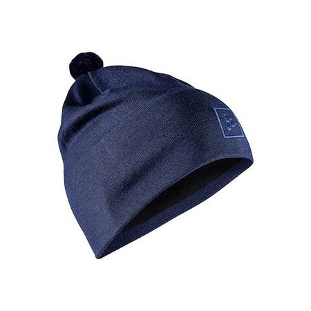 Čepice CRAFT Practice Knit UNI tmavě modrá