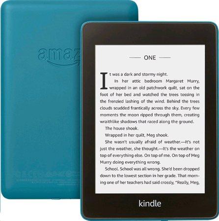 E-book AMAZON KINDLE PAPERWHITE 4 2018, 6" 8GB E-ink displej, WIFi, BLUE, SPONZOROVANÁ VERZE ,