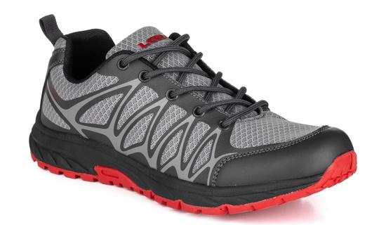 Loap boty pánské BIRKEN šedo/červené 43 - HSM19175T73G-43