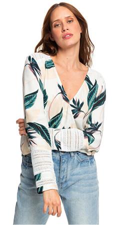 Roxy Dámská halenka New Runaway Success Snow White Lunar Flower ERJWT03339-WBK6 XL