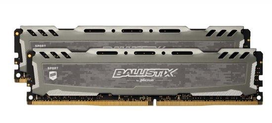 Crucial Ballistix Sport LT 16GB (2x8GB) DDR4 3000MHz CL15 SR BLS2K8G4D30AESBK - BLS2K8G4D30AESBK